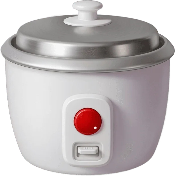 White rice cooker