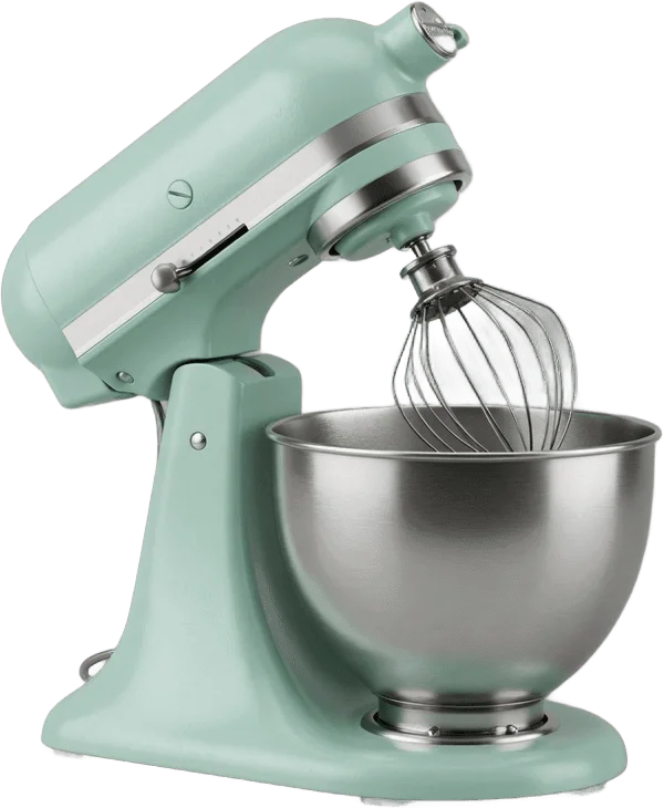 Pastel mint stand mixer