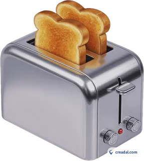 Chrome Pop-Up Toaster