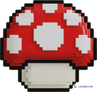 ドット絵キノコ強化