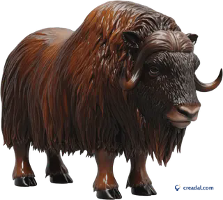 Shaggy Arctic Musk Ox