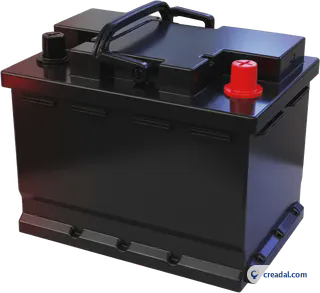 Bateria automotiva preta
