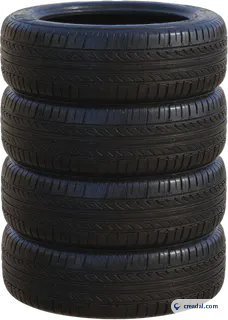 Três Pneus Pretos