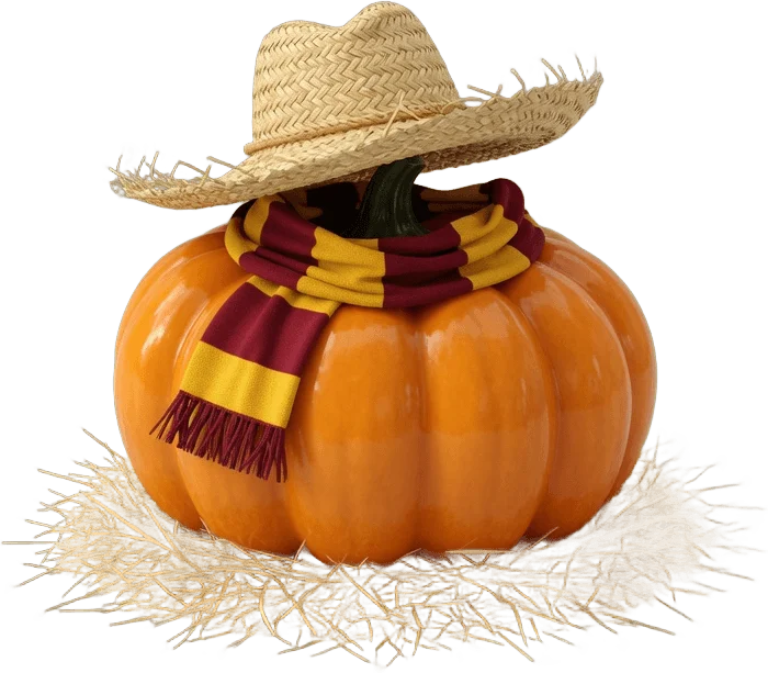 Citrouille au chapeau