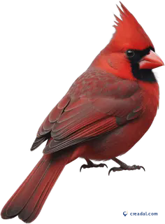 Red cardinal cutout