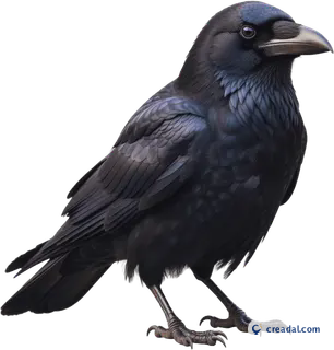 Black crow cutout