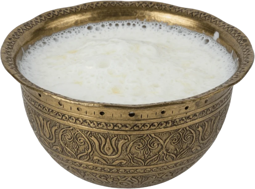 Bol métallique d'ayran