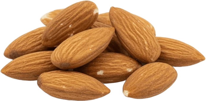 Small almond pile