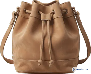 Sac seau en daim