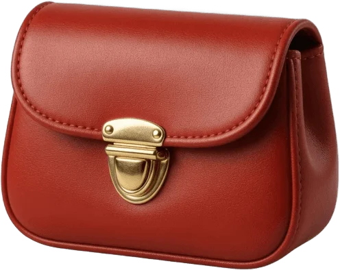 Petit porte-monnaie rouge