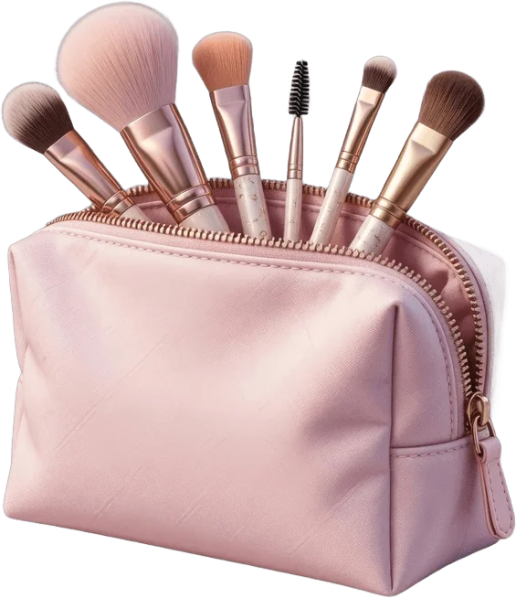 Trousse cosmétique rose