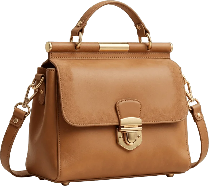 Bolsa de Couro Camel