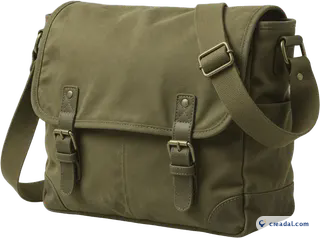Sac messager vert olive