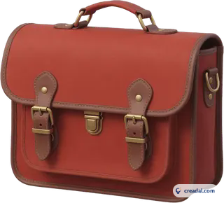 Cartable scolaire rouge
