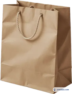 Sac shopping papier kraft