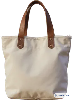 Cabas toile crème