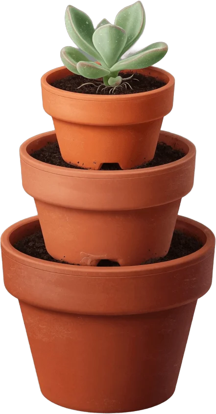 Pots en terre cuite