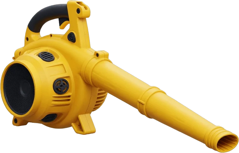 Yellow Leaf Blower