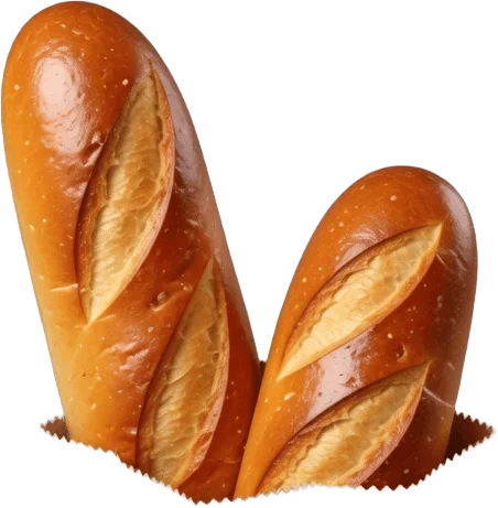 Baguettes in Paper Bag