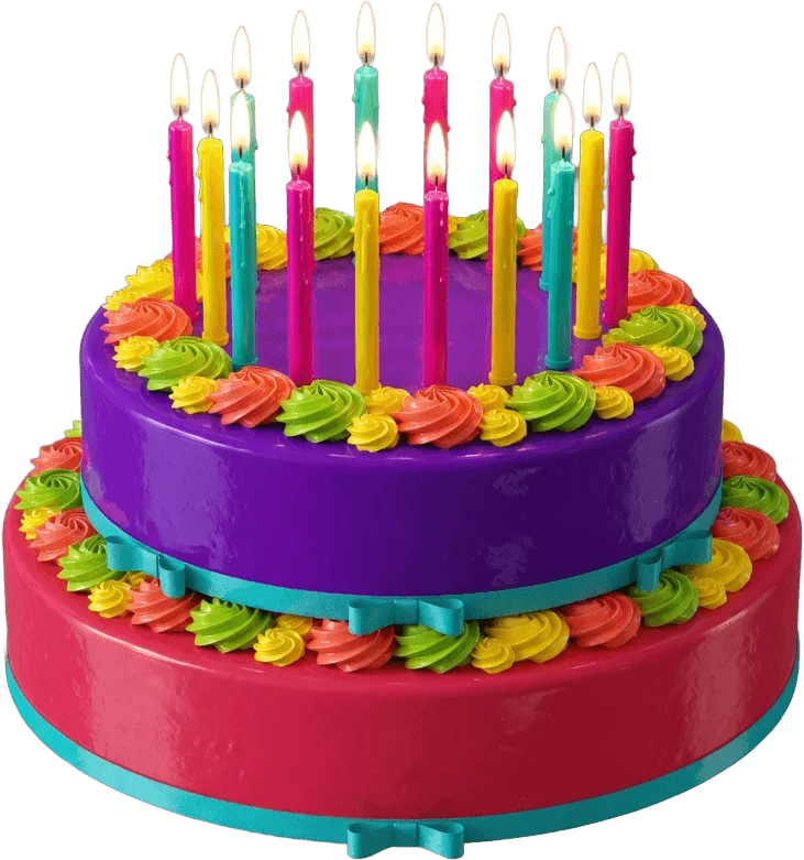 Birthday Cake with Candles