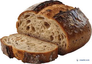 رغيف خبز مقطع