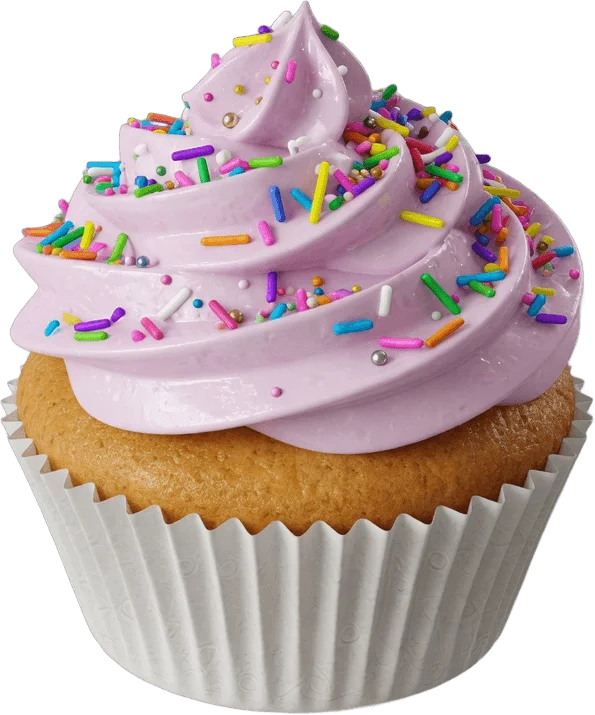 Frosted Sprinkle Cupcake