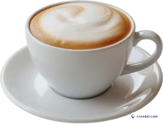 Cappuccino na xícara
