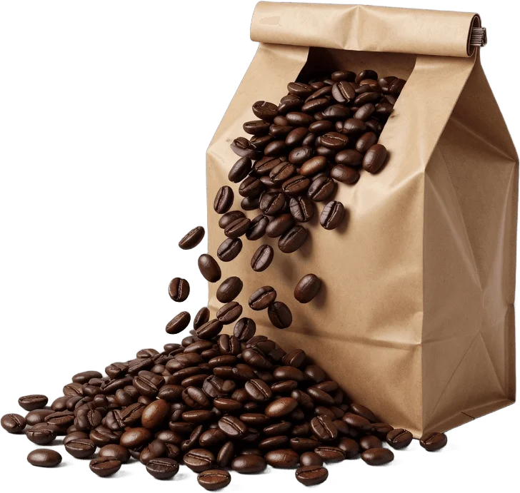 Saco kraft de café