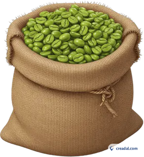 Saco de café verde