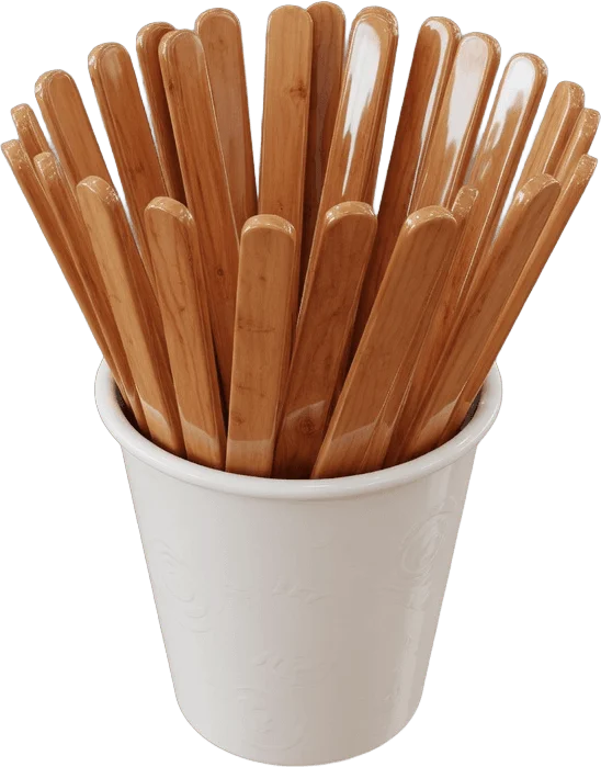 Agitateurs en bois
