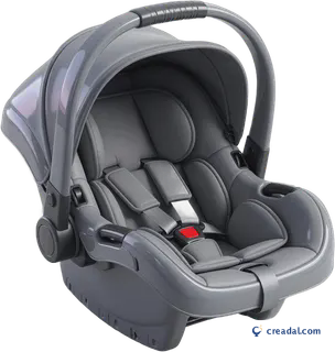 Grauer Babyautositz