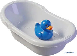 Babywanne mit Ente