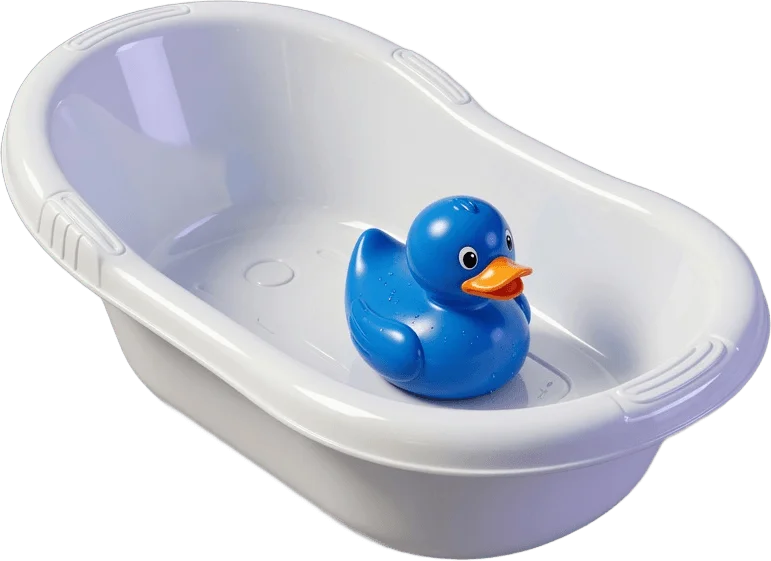 Baignoire et Canard