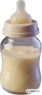 Klare Babyflasche