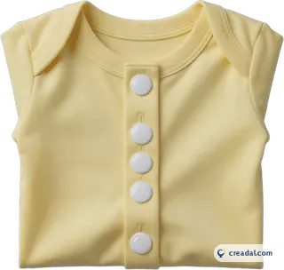 Pastellgelber Babybody