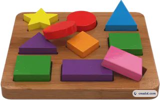 Holz Formenpuzzle