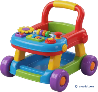 Bunter Lauflernwagen