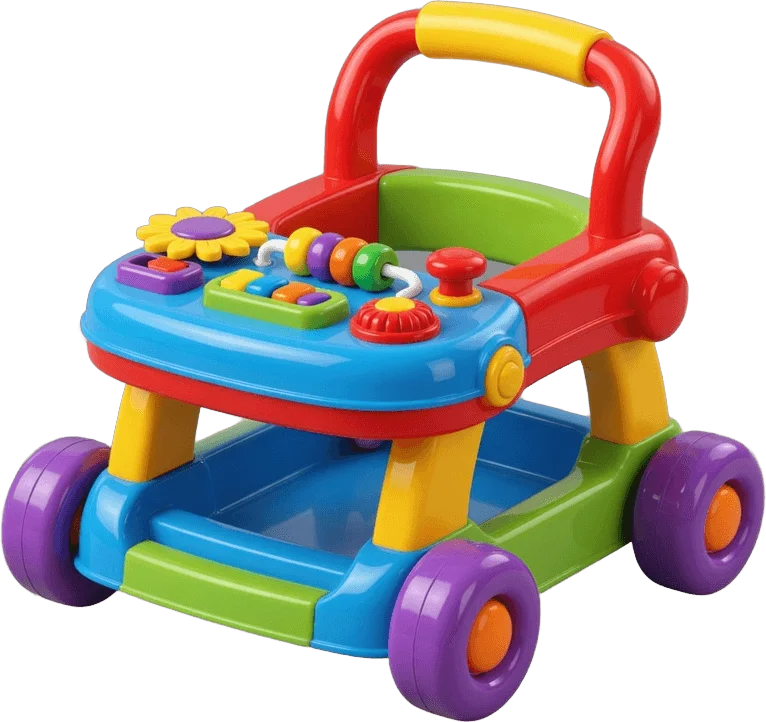 Trotteur bébé coloré