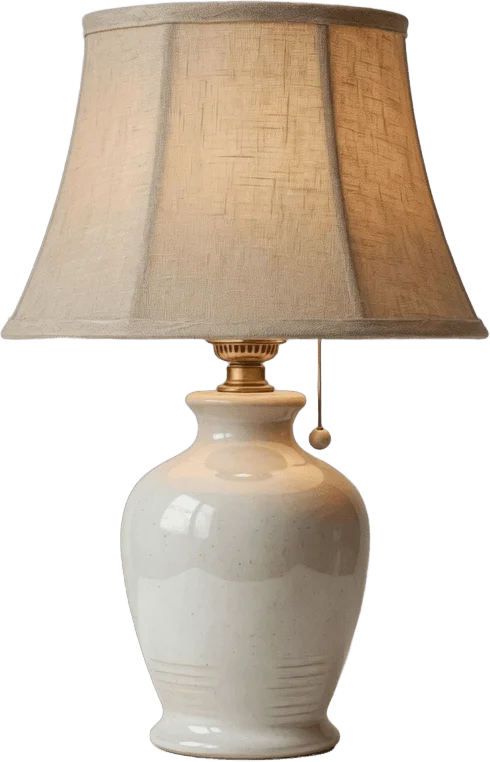 Small ceramic lamp