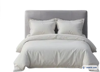 White Double Bed