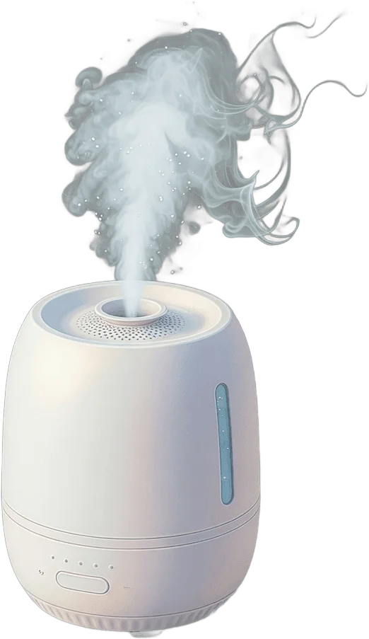 White Ultrasonic Humidifier