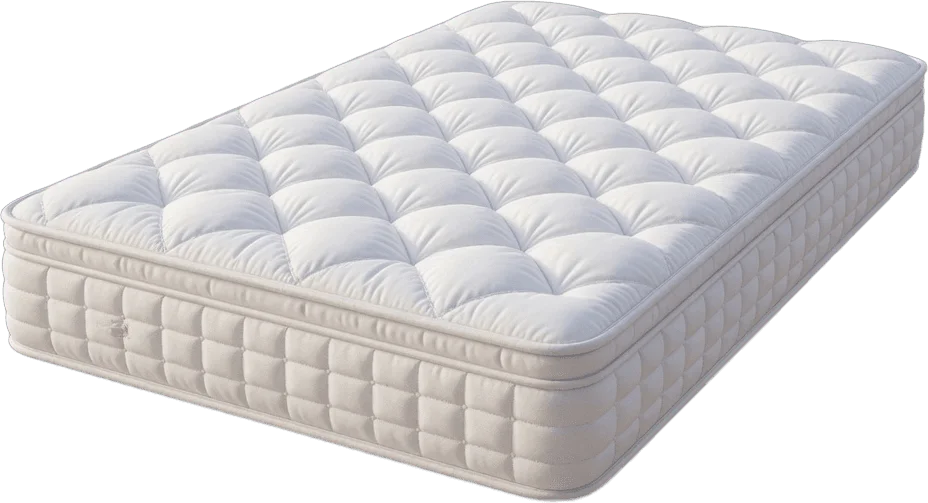 Colchão Branco Acolchoado