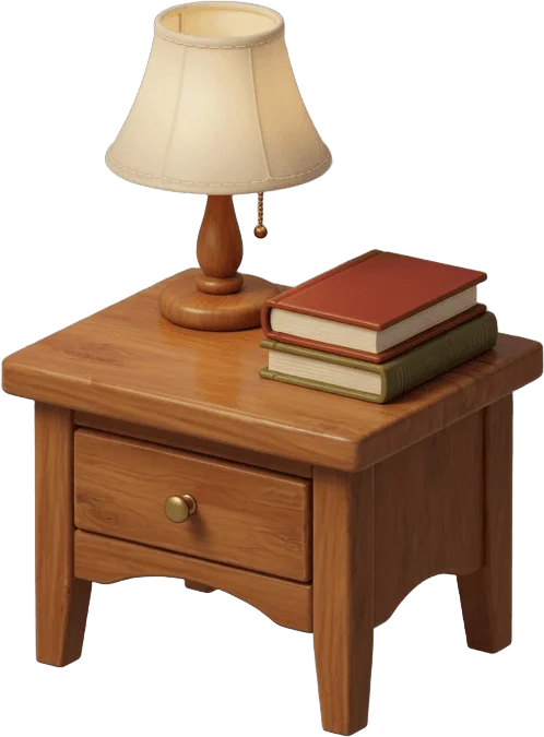 Table de chevet bois