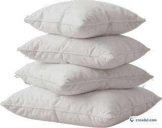 Three white pillows