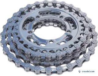 Silver Bicycle Chain