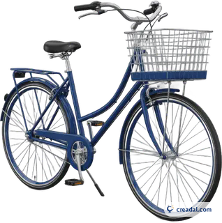Blue city bike