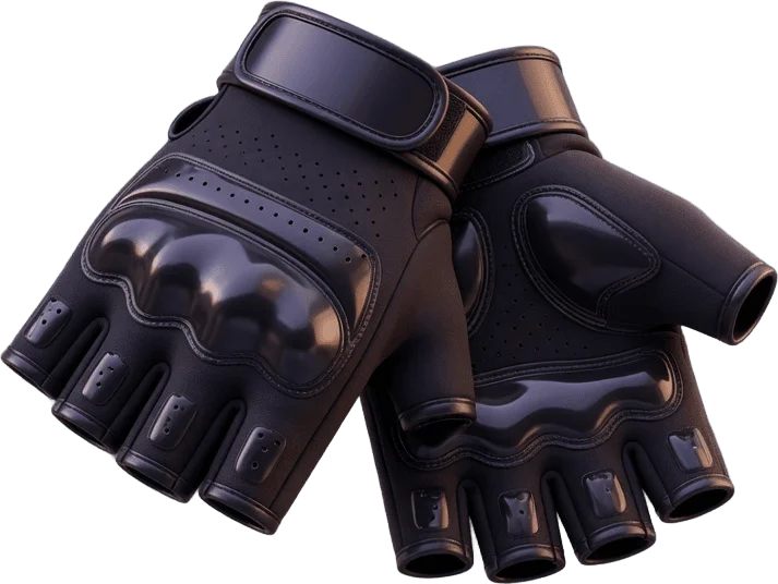 Gants Cyclisme Noirs