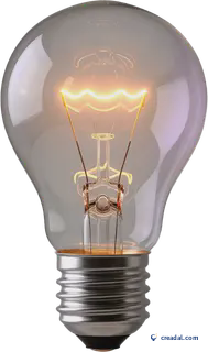 Glowing Light Bulb