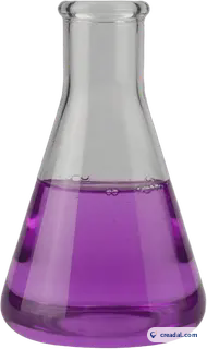 Purple Erlenmeyer Flask