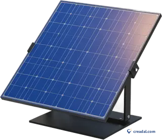 Blue Solar Panel